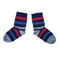 Kinders&ouml;ckchen Ringel marine-tomate-denim-coke