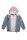 Elkline Regenmacher Kinder Regenjacke blue-red