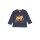Langarmshirt navy Leopard