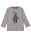 Langarmshirt Grey Marl/Penguin