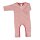 Overall m. Umschlag Wolle/Seide rot geringelt