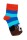 Ankle-Socken Hund gestreift türkis