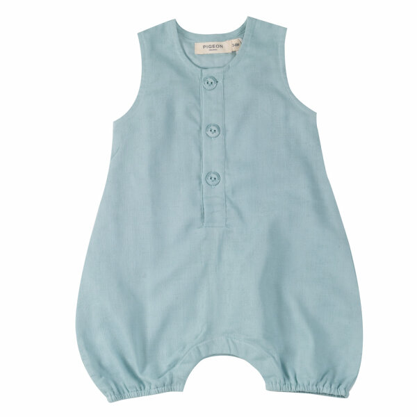 Einteiler kurz Musselin Turquoise - 86/92