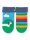 Socken 2er-Pack Puppy - 92