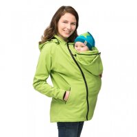 Softshelljacke f&uuml;r Zwei apfelgr&uuml;n