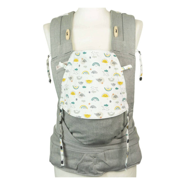 Fräulein Hübsch Soft Tai Happy Rainbow silver - Babysize