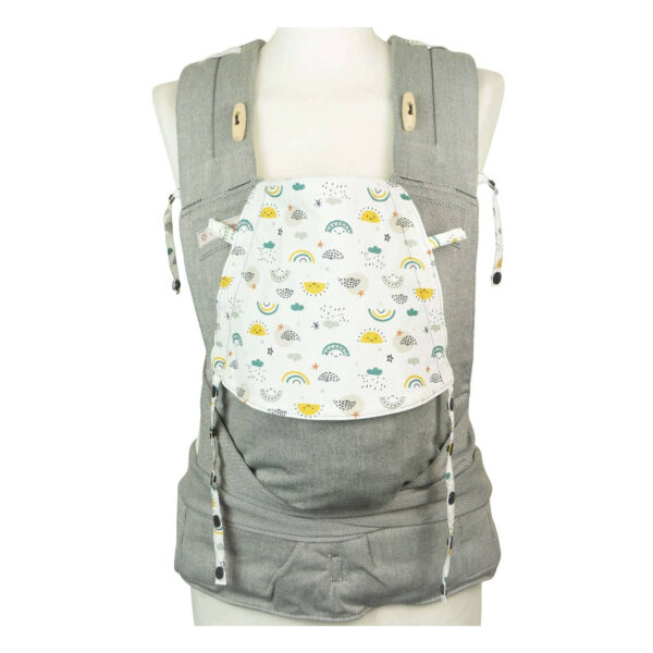 Fräulein Hübsch Soft Tai Happy Rainbow silver - Toddlersize