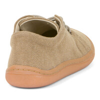 Barefoot Schn&uuml;rer vegan beige - 31