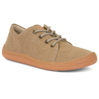 Barefoot Schn&uuml;rer vegan beige - 32