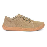 Barefoot Schn&uuml;rer vegan beige - 32
