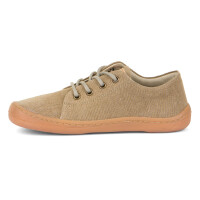 Barefoot Schn&uuml;rer vegan beige - 32