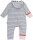Sweat-Overall Streifen ultramarin
