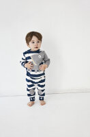 Ubang Langarmshirt Baby Elefant blue-white