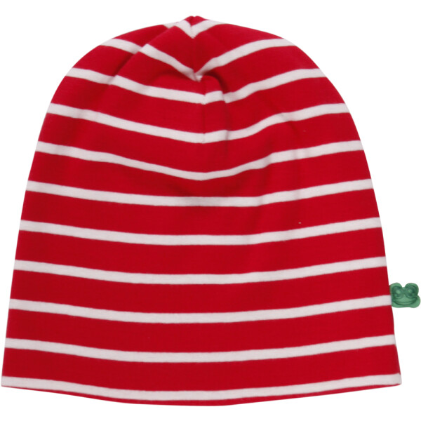 Beanie Ringel red-cream