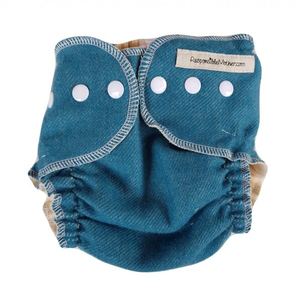 Responsible Mother Wollüberhose turquoise