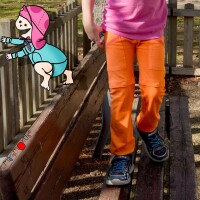 Manymonths Eco Hempies Yogahose lang/kurz nectarine