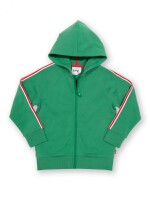 Zipperjacke Side Stripe gr&uuml;n - 110