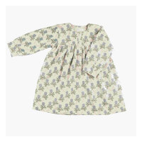 Kleid langarm Dotty Flower blue - 74/80