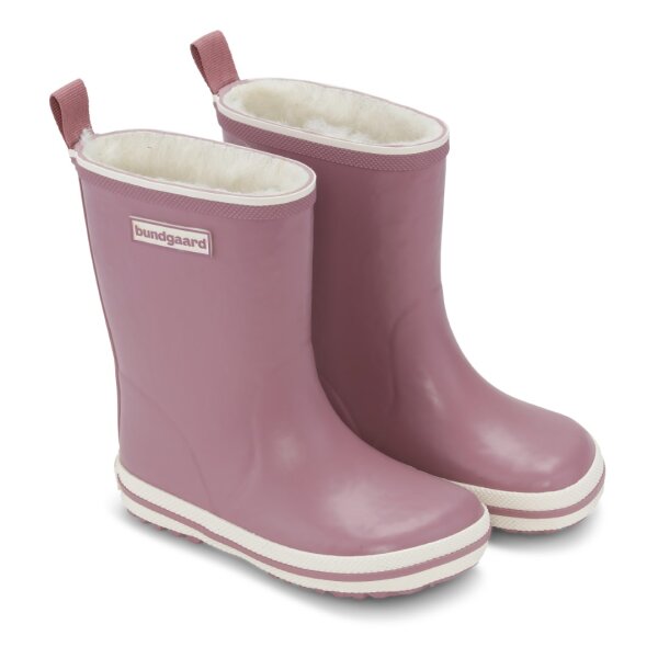 Charly Gummistiefel warm dark rose - 23