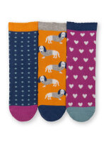 Socken 3er-Pack Daxie Dog - 23-25