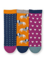 Socken 3er-Pack Daxie Dog - 26-30