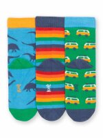 Socken 3er-Pack Dino Stripes - 92