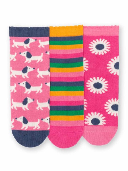 Socken 3er-Pack Puppy Pals - 26-30