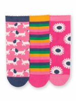 Socken 3er-Pack Puppy Pals - 26-30