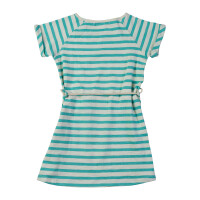 Sommerkleid offwhite/turquoise