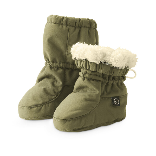 Cosy Allrounder Booties khaki - Baby