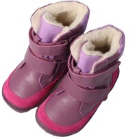Pekari Klettstiefel Tex Wolle pastelllila - 26