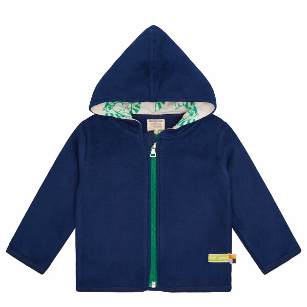 Kapuzenjacke Fleece Waschbären ultramarine - 86/92