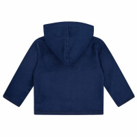 Kapuzenjacke Fleece Waschb&auml;ren ultramarine - 86/92