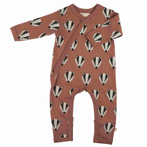 Einteiler o. Fuß Badger Mocha - 68