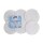 Stilleinlagen Bio-Baumwolle 6er Pack