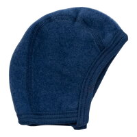 Baby M&uuml;tze Wollfrottee marine - 56