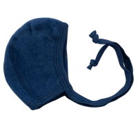 Baby M&uuml;tze Wollfrottee marine - 56