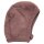 Baby Mütze Wollfrottee mauve - 56