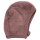 Baby Mütze Wollfrottee mauve - 68