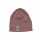 Beanie Wolle Seide mauve - 86/92