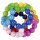 Greifling Elastik Regenbogenball groß