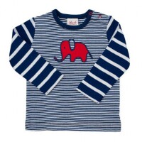 Langarmshirt Ringel Elefant