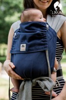 Babytrage Babysize Blau Grau
