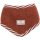 Dreieckstuch Wollfleece Ringel redwood - 2