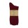 Socken Alpaka-Merino bordeaux - 35-38