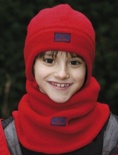 Schlupfschal Wollfleece kirsch