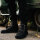 streetSTYLE Schnürschuh Wollvlies schwarz - 41