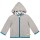 Kapuzenjacke Fleece Füchse grey