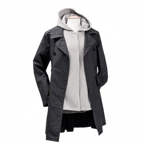 Mamalila Trenchcoat anthrazit/grau