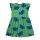 Kleid Flügelärmel Butterfly on green - 104/110